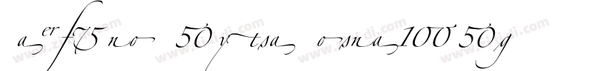 zapfino extra orname字体转换